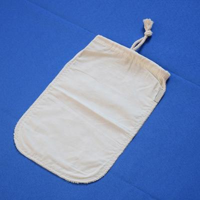 China Nut Milk Wholesale Customize Size Mesh Bags Organic Cotton Nut Milk Filter Sachet for sale