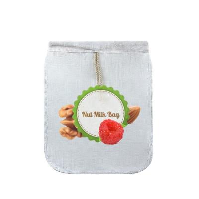 China Hot Sale Amazon Nut Milk Home 100 Hemp Fiber Milk Nut Bag for Extractor Juicer and Nut Milk for sale