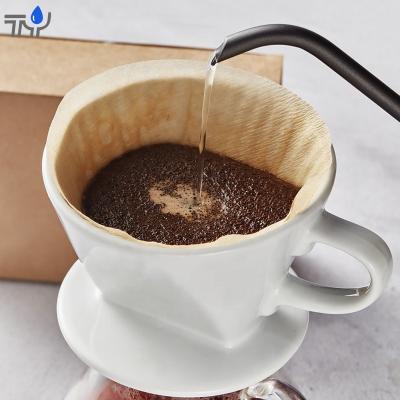 China 2022 Hotel Most Product Coffee Filter Papers Food Grade Natural Wood Not Pulp No Bleach Coffee Filter Paper for sale