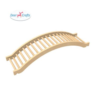 China For kids playing newest wooden climbing frame montessori climbing frame for kids DK08337 for sale