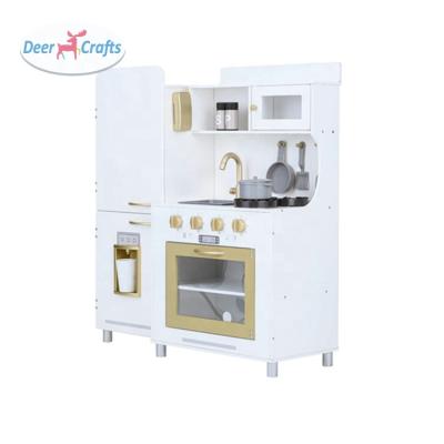 China Innovative Wooden Kids Education Kitchen Role Play Toy New Set For Children DC10674 for sale