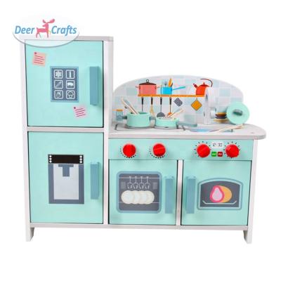 China Children Education Kitchen Role Play Creative Wooden Toy New Small Set For Children DC10669 for sale