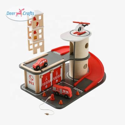 China Creative Slotting Toy Children's Toy New Design Wooden Garage Toy For Sale DB04106 for sale