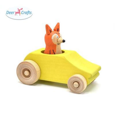 China For Children Playing New Design Cute Wooden Car Toy For Children DA04560 for sale