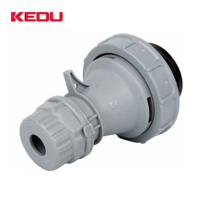 China Industrial KEDU 500V 3P+N+PE IP67 16A CEE Electrical Plug And Socket for sale