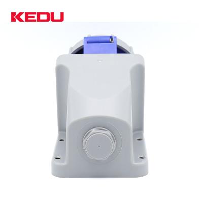 China KEDU IP67 IP67 3P+PE 16 Industrial Multi Socket Outlet Industrial Plug Amps With CE SMEKO 3C for sale