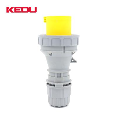 China KEDU IP67 Industrial 63 Amp 5 Pins Male And Female Industrial Waterproof Connector for sale