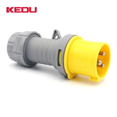 China KEDU Hot Selling ECO 16A Industrial Electrical Male Plug Industrial Socket With VDE SEMKO CE 3C for sale