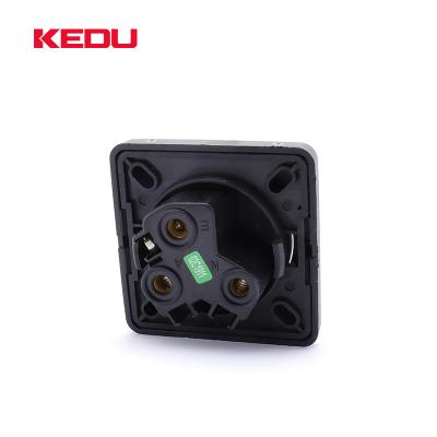 China KEDU S230E-7 black bule color 250V 15A Australia industrial standard socket for sale