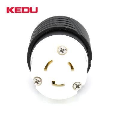 China KEDU NEMA L6 20C 20A 250V Industrial Twistlock Plug And Socket With UL for sale