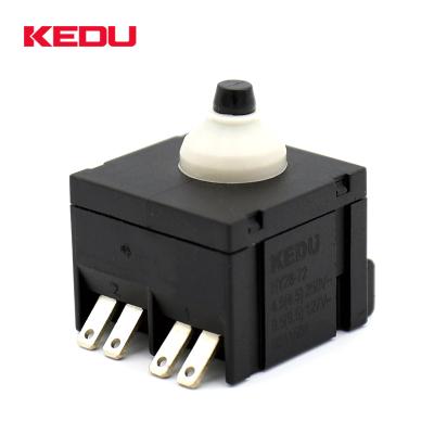 China KEDU HY28-72 Dustproof Quick ON-OFF Push Button Switches for Angle Grinder/Polish Machine HY28-72 for sale