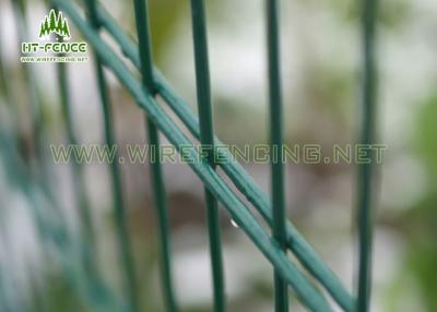 China Powder Coated Welded Double Wire Fence Weather Proof For Schools / Residential for sale