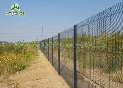 China Double Horizontal Wire Anti Climb Fence 4 / 4 / 4 With Hot Dipped Galvanized for sale