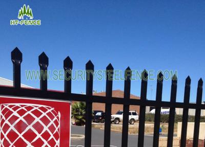 China Powder Coating Press Spear Top Security Fencing Various Type With 133mm Space for sale