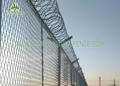 China PVC Coated 4.0mm Wire Welded Mesh Fence Waterproof With SHS 60 × 60mm Post for sale