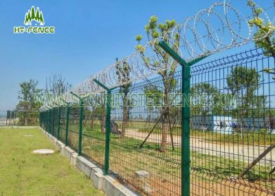 China Pre Galvanized Welded Wire Fence Weather Proof For Shipping Port Security for sale