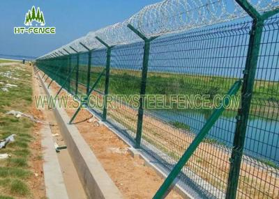 China Easy Install Powder Coated Fence Panels  2.03 × 2.5m With 50 × 200mm Mesh  for sale