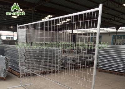 China Square Tube Frame Temporary Fence Panels , Construction Temporary Fencing  for sale