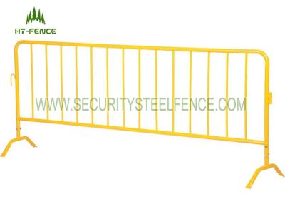 China 1.1 × 2.5m Per Panel Metal Crowd Control Barriers Easy Assembly With φ32 Frame for sale