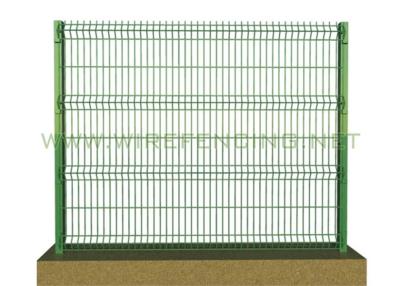 China PVC Coated Security Electro Galvanized Welded Steel Wire Mesh Garden Fence for sale