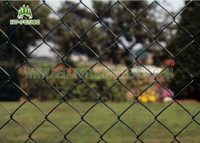 China Perimeter High Security Chain Link Fence Anti - Corrosion Crowd Control for sale