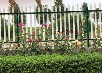 China Powder Coated Galvanized Iron Spearhead Ornamental Decorative Palisade Fence for sale