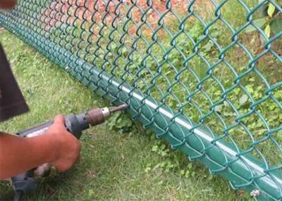 China Hot Dipped Galvanized Diamond Wire Basketball Court Chain Link Fence for sale