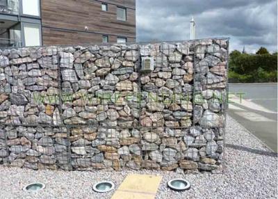 China Gabion Stone Basket Welded Mesh Gabion Oman Gabion Mesh Box Green for sale