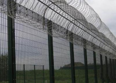 China High Security Prison Mesh Fence Panels / 358 Anti Climb Fence for sale