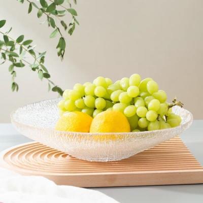 Chine Cuvettes claires et plats en verre de la pièce maîtresse 30cm de bol de fruit d'extra large faits à la machine à vendre