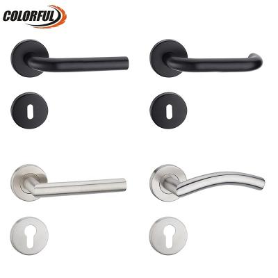 China Professional Modern Stop Solution Stainless Steel Door Handle for sale