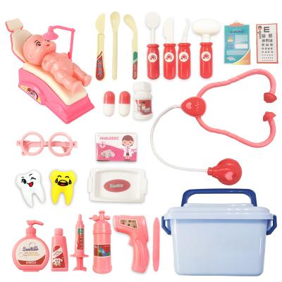 China Parent-Children Interactive Doctor Kit Pretend Play Doctor Set Toys for Children for sale