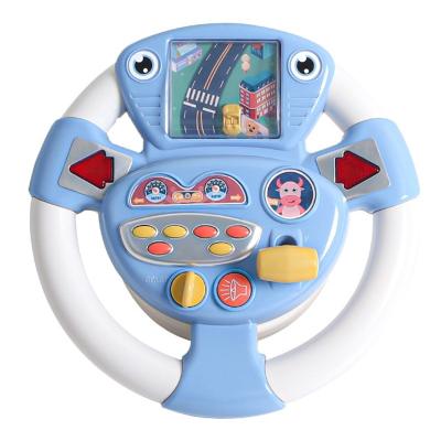 China Children's Educational Simulation Driving Game Toy Children's Toy Car Children's Educational Steering Wheel Toy for sale