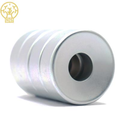 China Industrial Magnet Manufacturer N52 Neodymium Ring Powerful Magnet D20mm Diameter NdFeB Magnet [JIADA] JIADA for sale