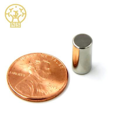 China Industrial Magnet [JIADA] Factory JIADA diametrically magnetized round n35 n45 n52 cylinder neodymium magnet for sale