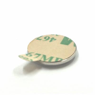 China Industrial Magnet JDM Factory Round Magnet With Adhesive Tape for sale