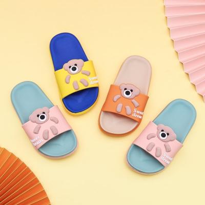 China Summer Kids EVA Beach Cartoon Flip Flop Waterproof Slippers Slippers Shoes Baby Indoor Home Slippers For Boys Girls for sale