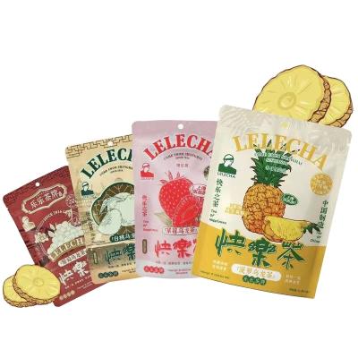 China Dried brand Lele best-selling tea, strawberry oolong tea bags, individually wrapped small packets of fruity tea for sale