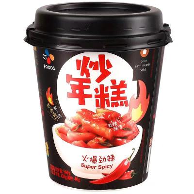 China Chinese Style Instant Rice Cake Bibigo Korean Style Fried Rice Cake is hot and spicy barreled instant fried rice cake for sale