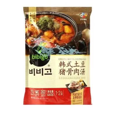 China Instant Bibigo, Korean Specialty Kimchi Soup, Potato Pork Bone Soup, Sour and Spicy, Korean Instant Pot in a Bag for sale