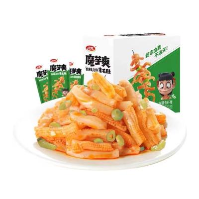 China Weilong hot konjac spicy snack strips gourmet and sourvegetarian tripe snacks, spicy and crispy, instant konjac spicy soft wholesale for sale