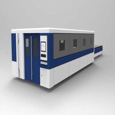 China 2021 Full-enclosed 1000W 2000W 3000W 4kw CNC Fiber Laser Cutter for Aluminum Steel Sheet Metal Wuhan Raycus Fiber Laser Cutting Machine for sale