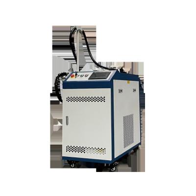 China 2022 1kw 1.5kw 2kw Continuous Laser Cleaning Machine Mini Laser Rust And Rust Removal And Paint Removal Paint Remover for sale