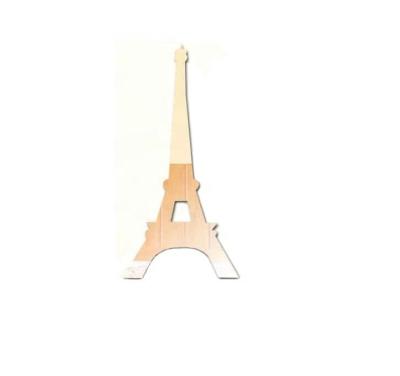 China Factory Price Eiffel Tower Shape Decorative Cheap Wall Decor Acrylic Mirror Sticker for sale