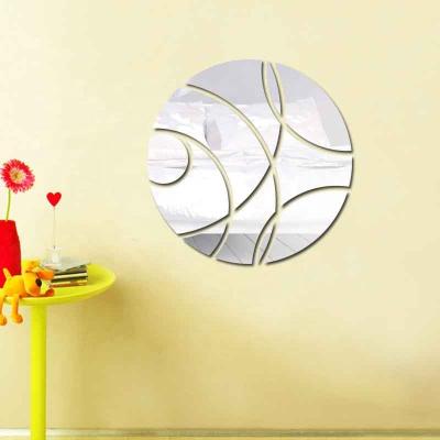 China Bathroom Mirror Sticker Square One Way Mirror Wall Home Decor Decorative Self Adhesive Flexible Adhesive Sticker OPP Acrylic Bag for sale