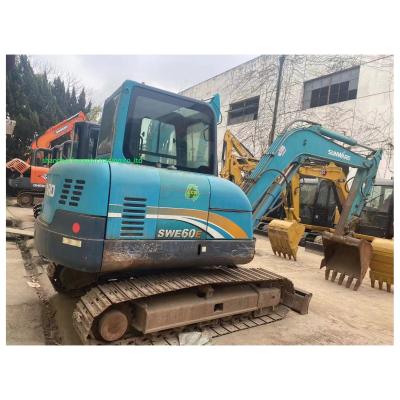 China Sunward SWE60 Mini Excavator with Original Hydraulic Valve and 0.23m3 Bucket Capacity for sale