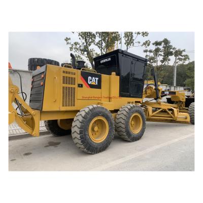 Cina Orari di funzionamento bassi Cat Grader usato Caterpillar 140H Land Leveler con motore Cummins in vendita