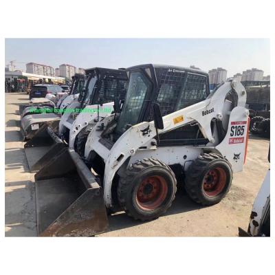 China 44.7 KW Gebraucht-Mini-Slide-Lader BOBCAT S185 Mini-Skid Steer zu günstigen Preisen zu verkaufen