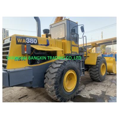 China Used Komatsu WA380 Wheel Loader Machine with Free Shipping and 7 Days Delivery Time for sale