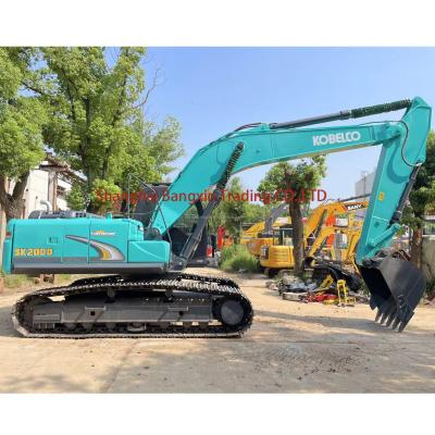 China Excavadora usada Kobelco SK200-8 con certificación EPA/CE y capacidad de cubo de 1m3 en venta